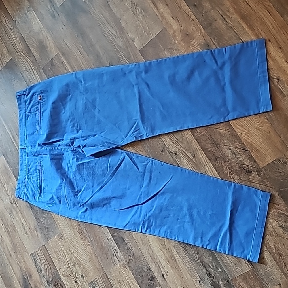 Sz 38 x 32 Houston White BNWT Cobalt Blue royal chino khaki prep classic look - Picture 6 of 7
